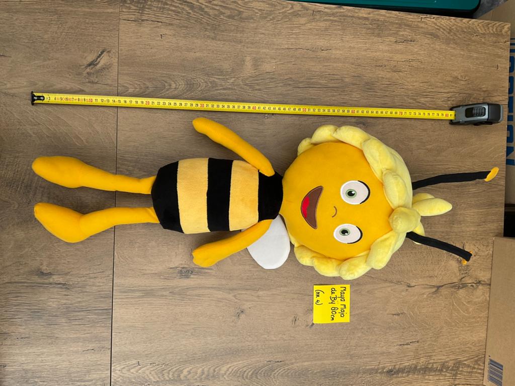 Zgan, niet kapot, super grote Maya de bij Maja de bij 80cm, Verzamelen, Ophalen, Overige figuren, Zo goed als nieuw, Beeldje of Figuurtje