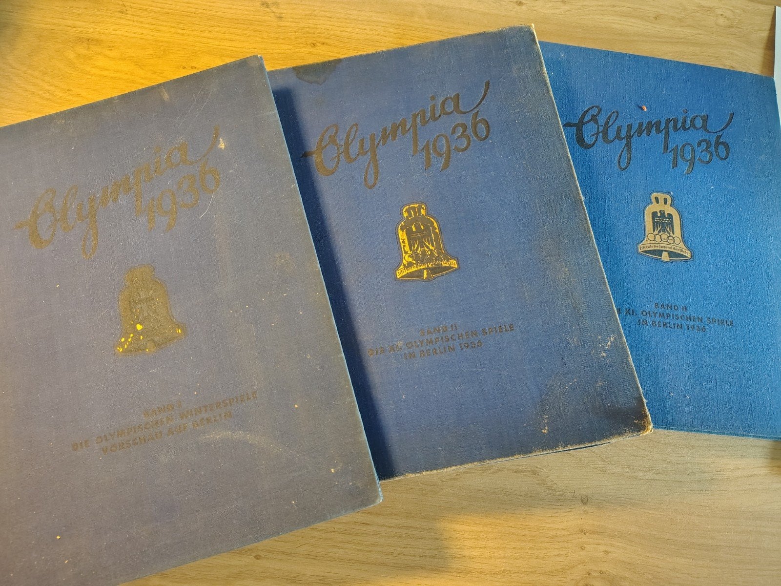 Olympia 1936 | 1x band I, 2x band II, compleet. Jesse Owens, Ophalen of Verzenden, Duitsland