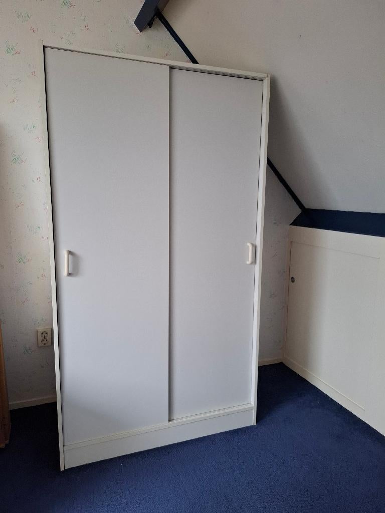 kledingkast met schuifdeuren, Ophalen, Gebruikt, Met plank(en), 50 tot 100 cm