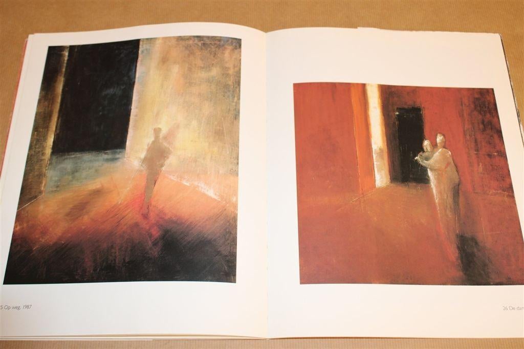 Han Mes — Schilderijen uit de jaren '80 — Gesigneerd, Ophalen of Verzenden, Gelezen