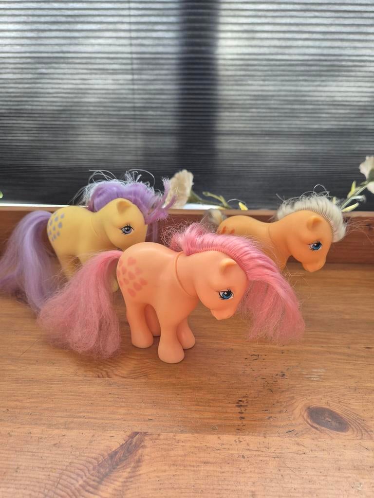 My little pony G1 peachy, lemon drop & butterscotch, Kinderen en Baby's, Speelgoed | My Little Pony, Ophalen of Verzenden