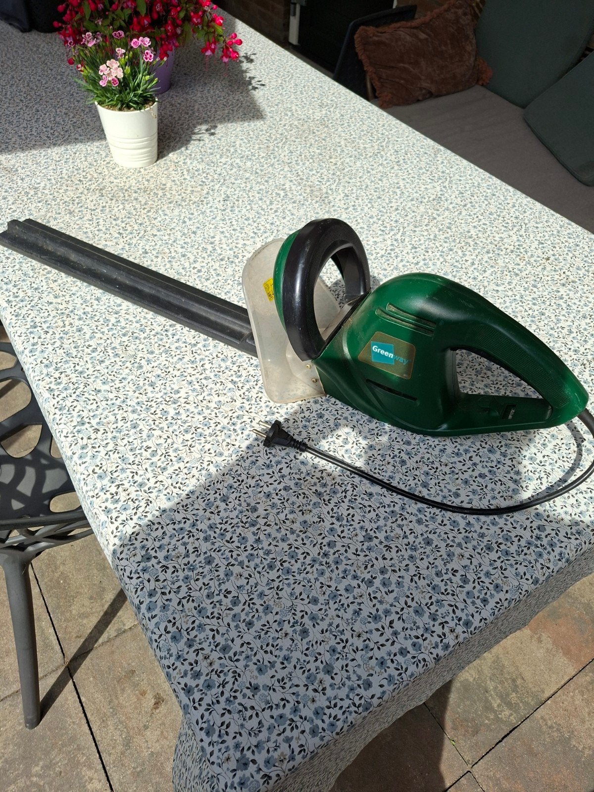 Heggenschaar elektrisch - Green VBS, Ophalen, Gebruikt, Elektrisch, Green VBS