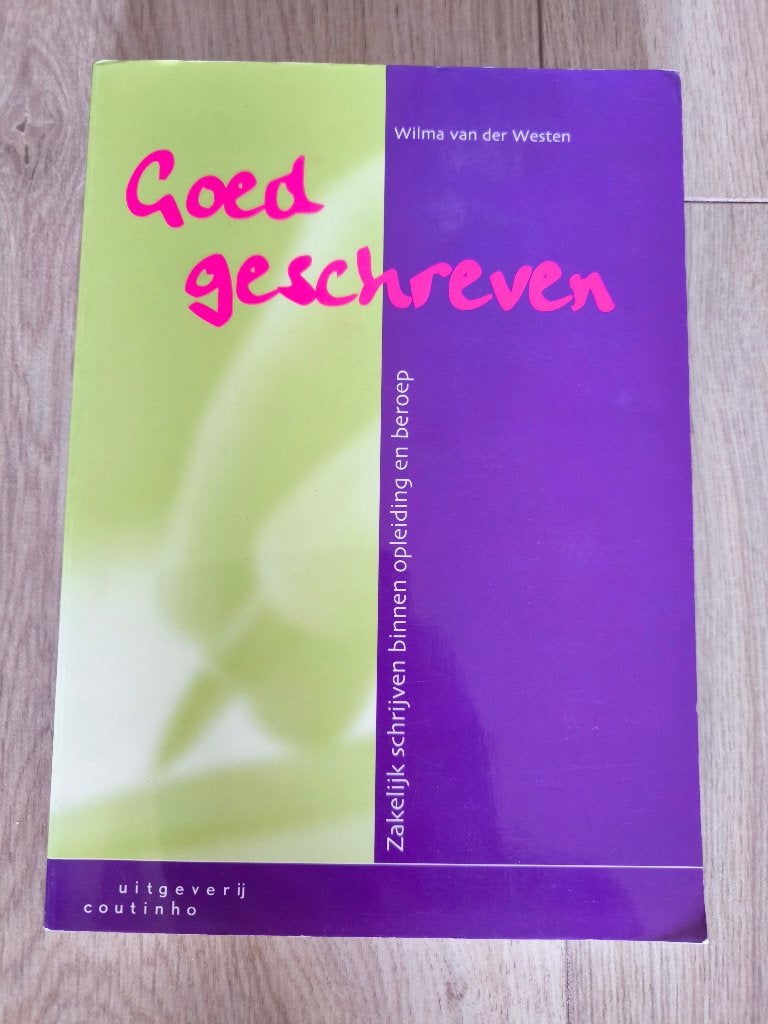 Goed Geschreven, Ophalen of Verzenden, Beta, Zo goed als nieuw, HBO