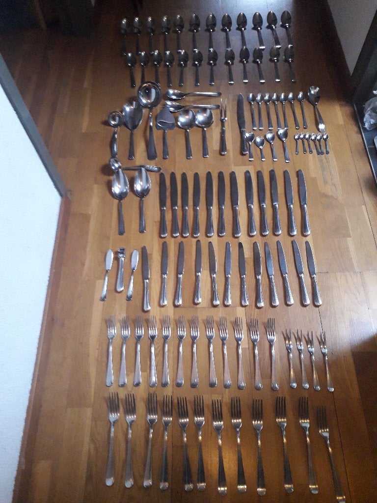 Compleet Vintage Sola Hetty Bestek voor 12 personen (118 st), Ophalen of Verzenden