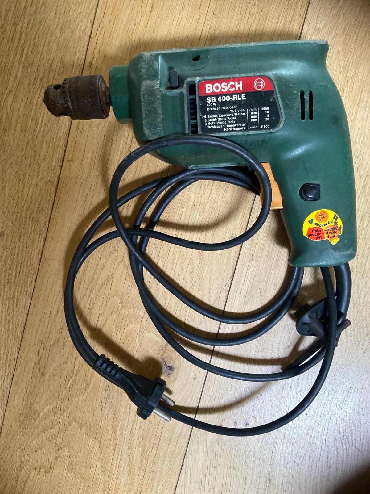 Bosch SB 400-RLE Boormachine - Gebruikt, Boormachine, Gebruikt, Ophalen of Verzenden, Klopboormechanisme