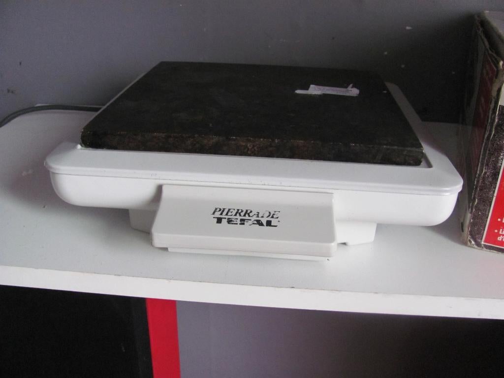 Steengril de pierrade van tefal, Ophalen, Zo goed als nieuw, Steengrill