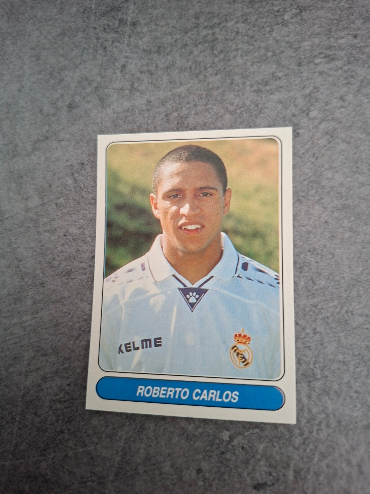 Panini sticker European Football Stars. Robero Carlos Madrid, Verzenden, Zo goed als nieuw, Sticker