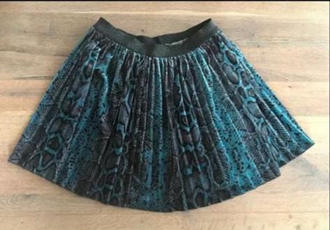 Shoeby fluwelen rok met slangenprint - Maat 146/152, Dieren en Toebehoren, Ophalen of Verzenden, Zo goed als nieuw