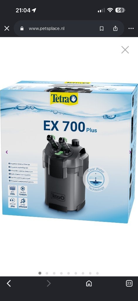 Tetra ex 700, Ophalen, Pomp, Zo goed als nieuw, Tetra