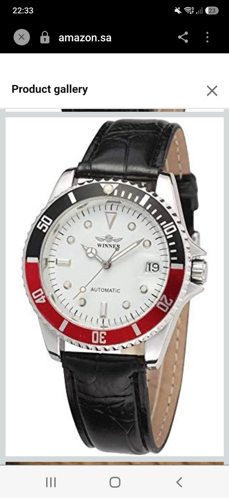 Mooi nieuw Porsche design horloge - Winner Automatic, Overige merken, Leer, Staal, Polshorloge