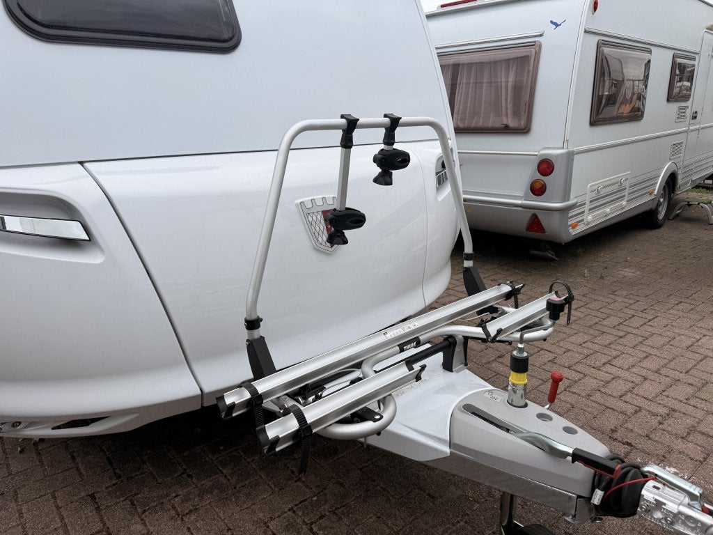 Tabbert Pantiga 390 WD Finest edition, Luifel en fietsenrek, Tabbert, Tot en met 2, Bedrijf, Treinzit