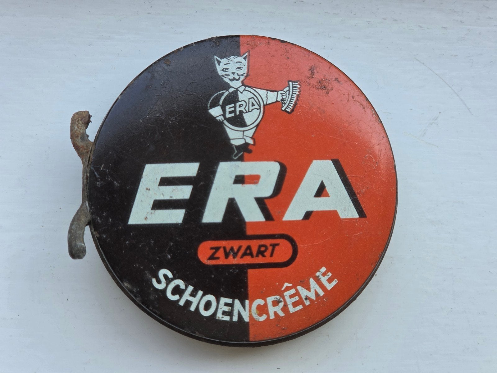 ERA Schoencreme Schoenpoets blikje Deventer, Verzamelen, Ophalen of Verzenden, Gebruikt, Overige