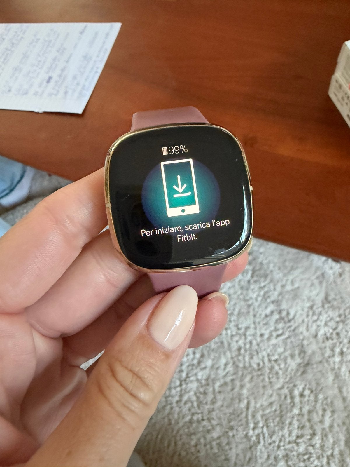 Fitbit Versa 3, Sport en Fitness, Ophalen of Verzenden, Zo goed als nieuw, Garmin