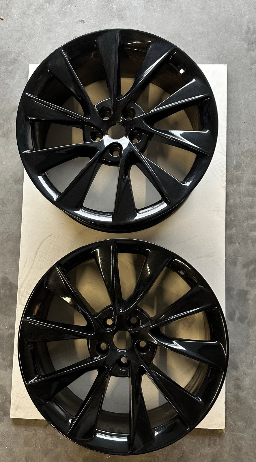 Originele - Tesla - 21” Turbine velgen  - Set van 2, Auto-onderdelen, Banden en Velgen, Ophalen, Gebruikt, Velg(en), 265 mm