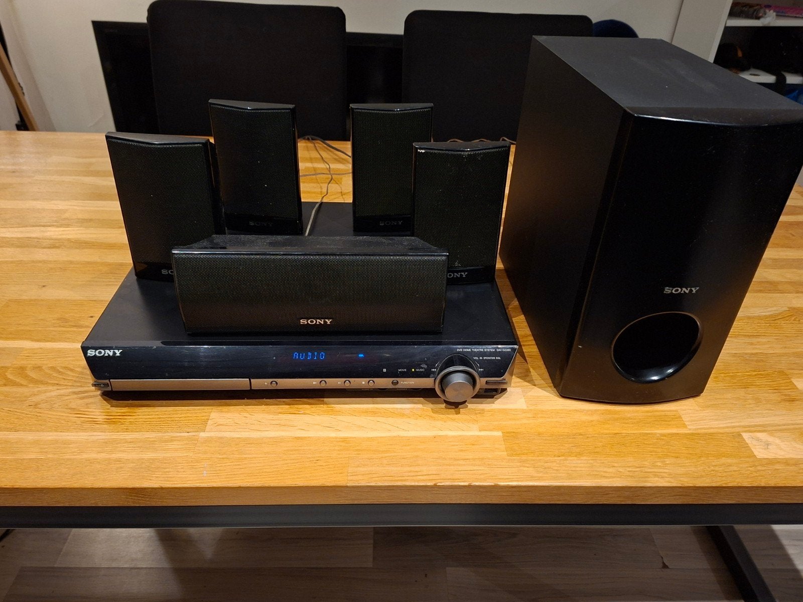 Sony HCD-DZ280 Home Cinema Set met DVD-speler en 5.1 geluid, Audio, Tv en Foto, Home Cinema-sets, Gebruikt, Dvd-speler, 5.1-systeem