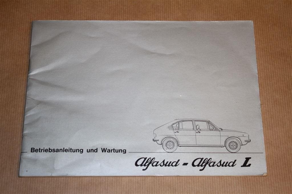 Alfasud L - Handleiding 1975, Auto diversen, Ophalen of Verzenden