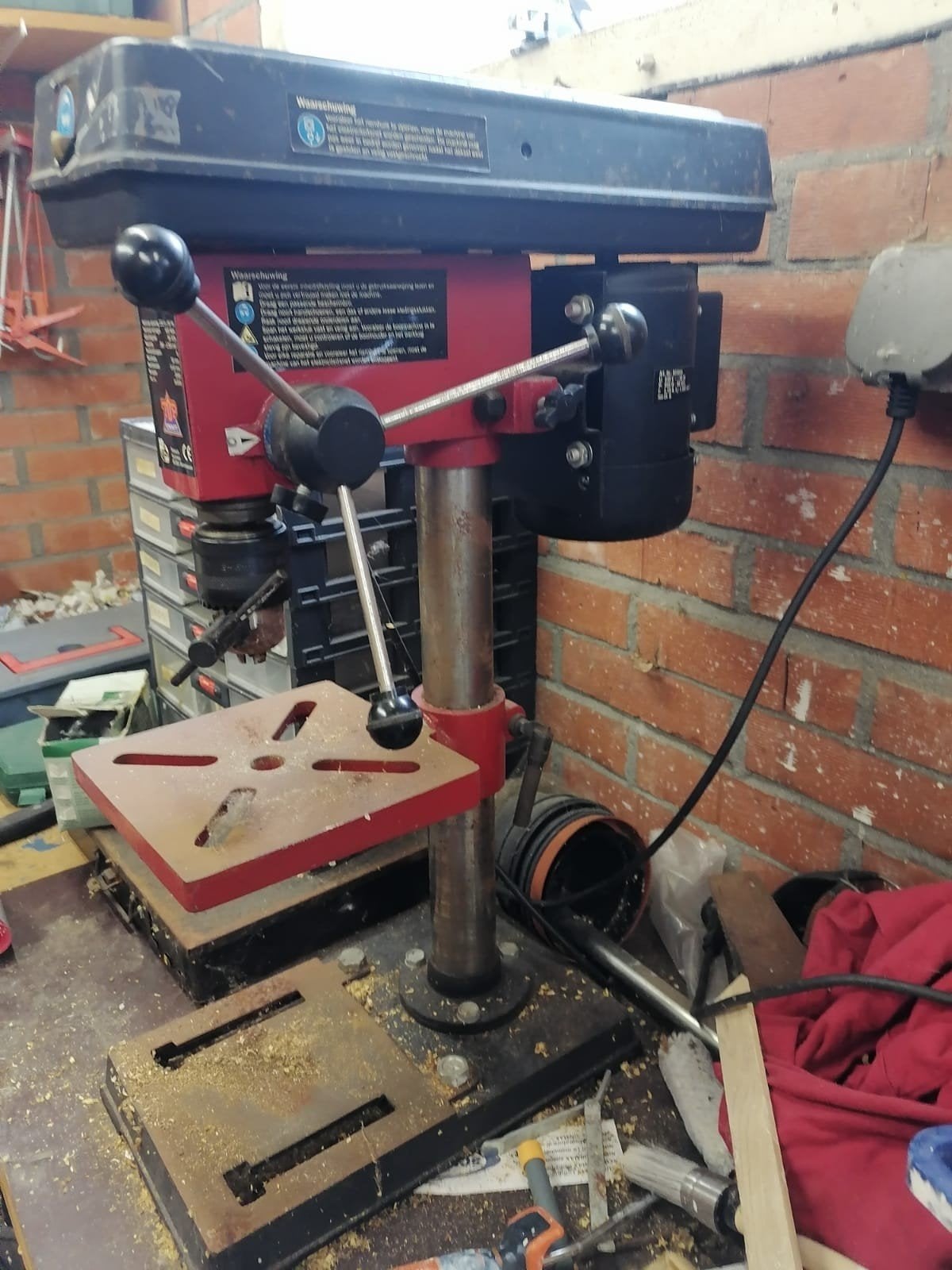 Tafelboormachine TIP TBT 1400 A - Gebruikt, Ophalen, Gebruikt, Minder dan 400 watt, Kolomboormachine