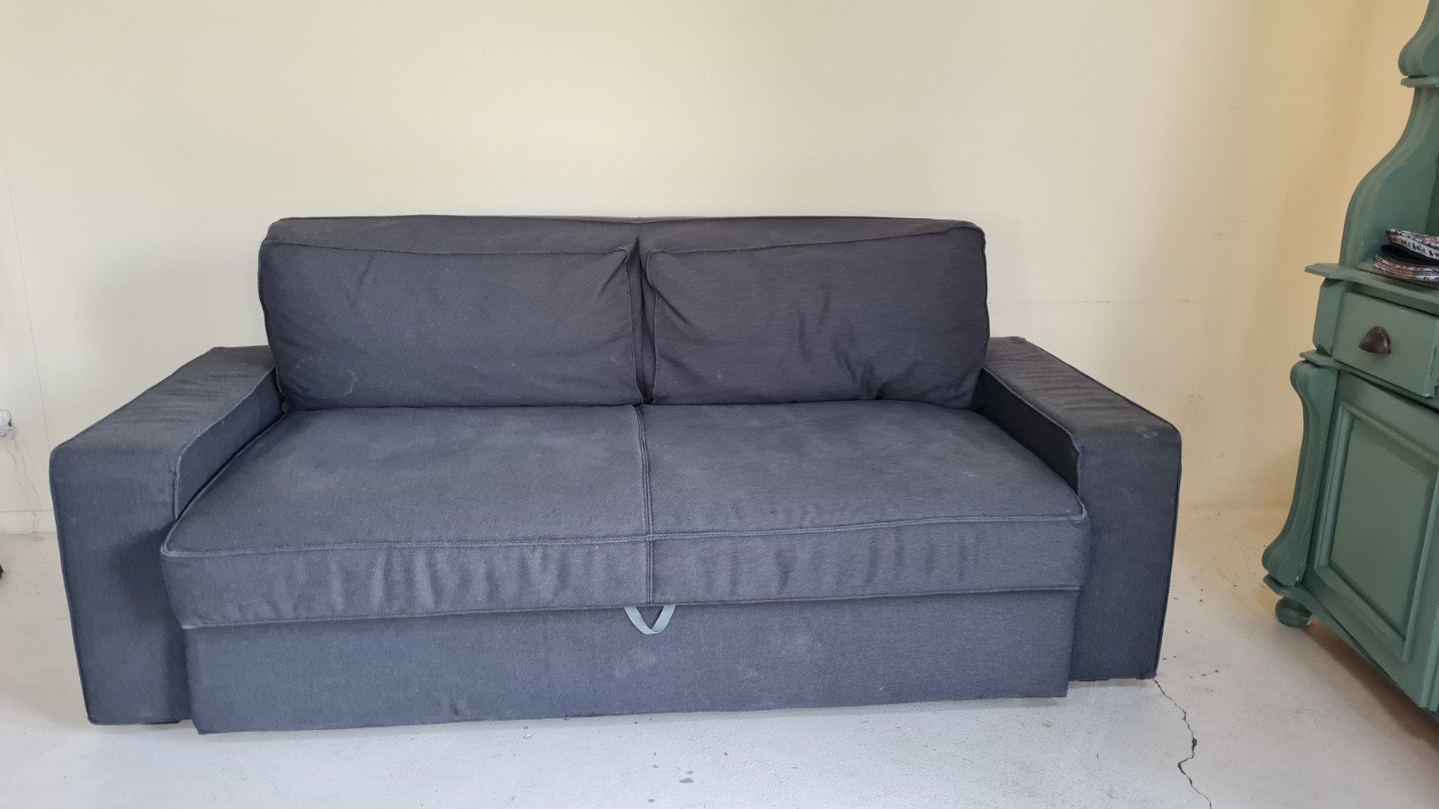Gratis Ikea Bank Slaapbank, Ophalen, Gebruikt, 75 tot 100 cm, 200 tot 250 cm