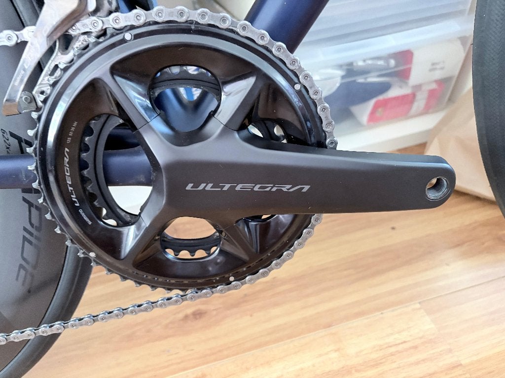 Shimano Ultegra FC-R8100 Crankset 175mm + 4iiii Powermeter, Fietsen en Brommers, Fietsonderdelen, Crankstel of Pedalen, Shimano Ultegra