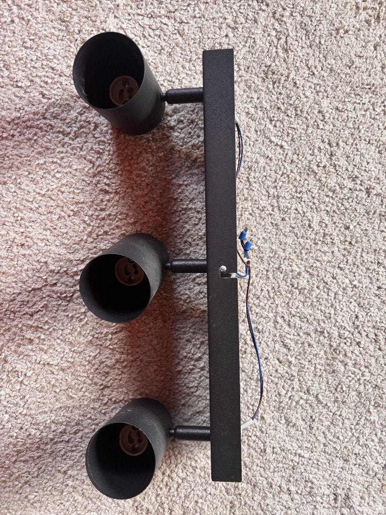 Plafondlamp met draaibare spots – in nette staat (GU10), Ophalen, Gebruikt, Qazqa, Plafondspot