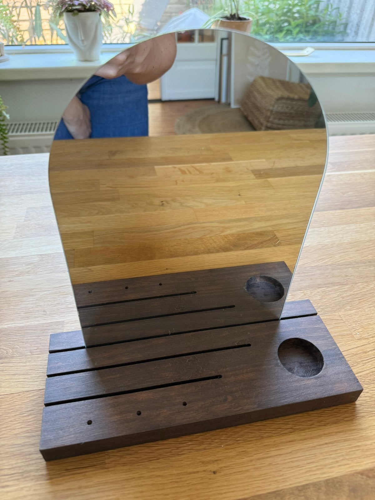 Table mirror, Ophalen, Minder dan 50 cm, Zo goed als nieuw, Minder dan 100 cm