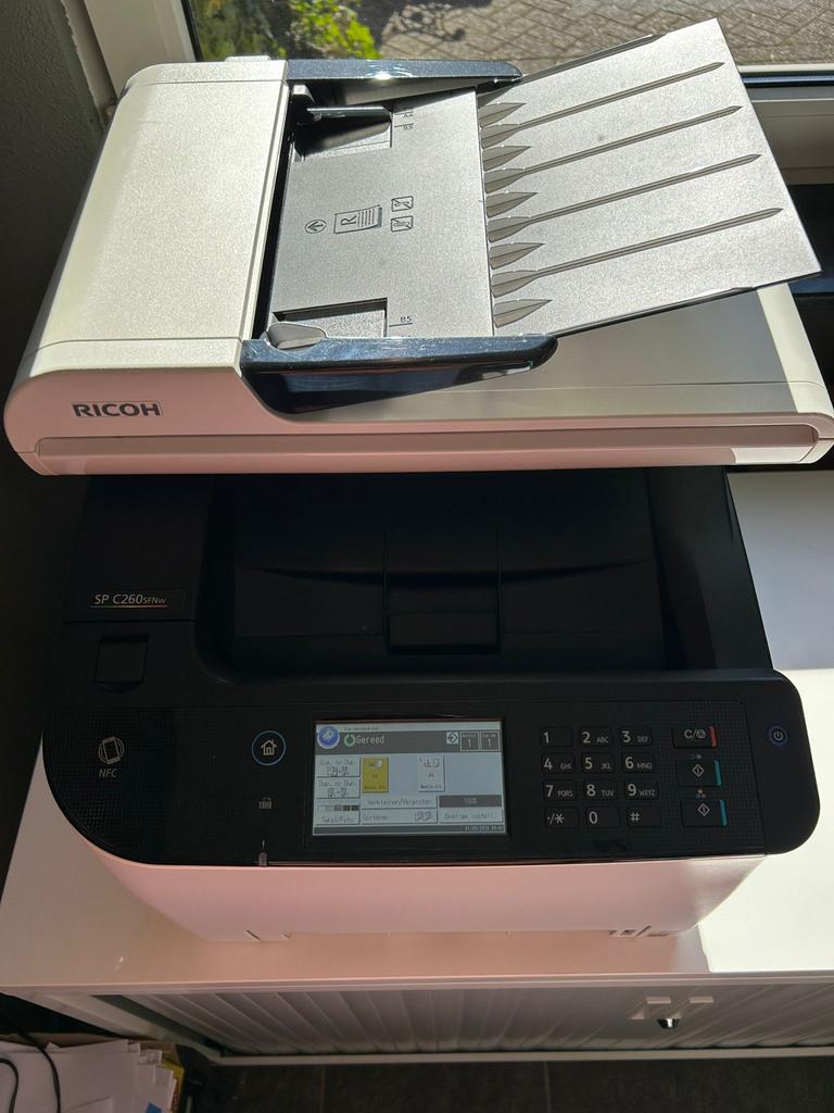Ricoh SP C260 All-in-one printer met kopieer, fax en scanner, Ophalen, Gebruikt, Faxen, All-in-one