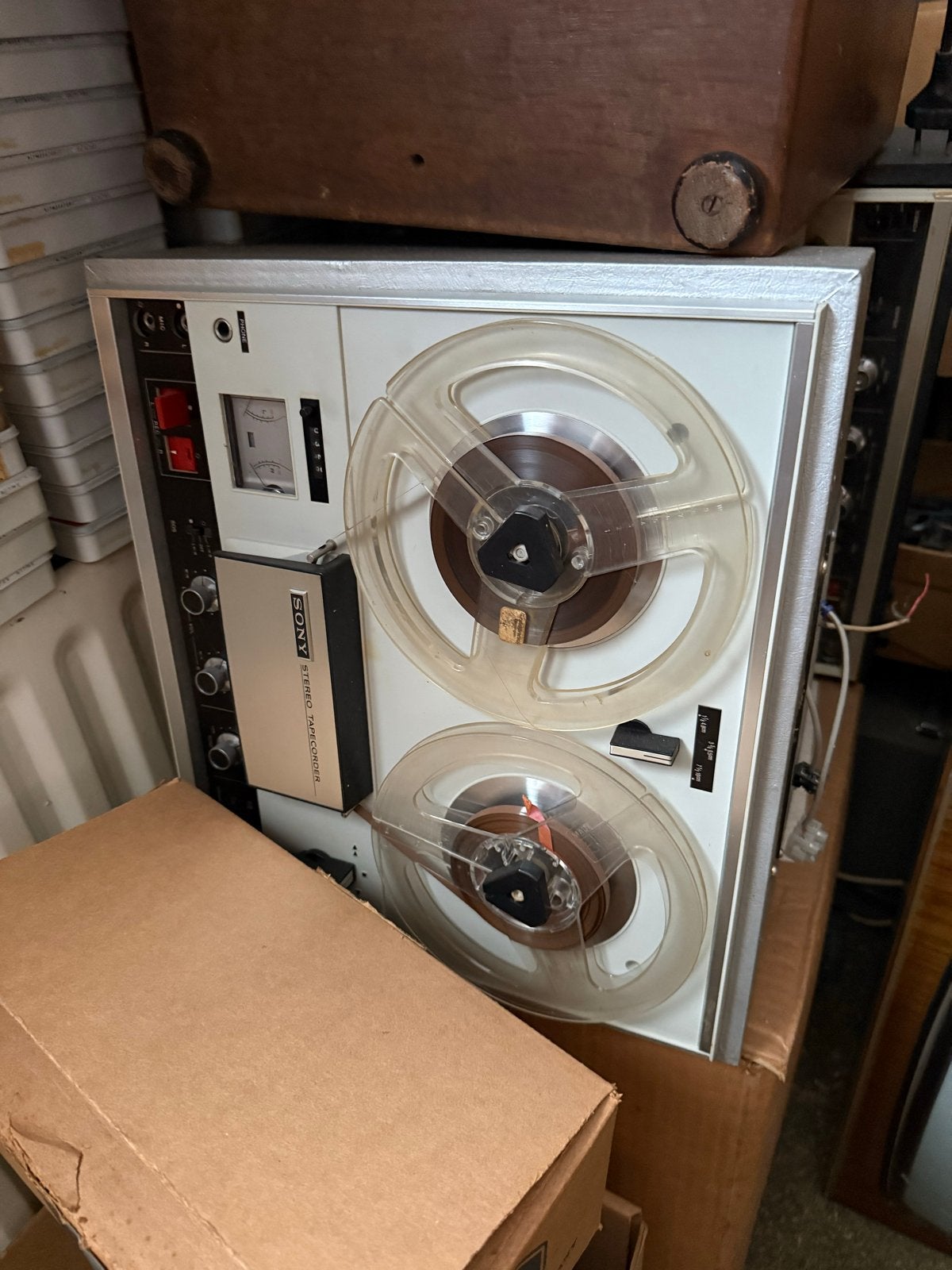 Vintage Sony Stereocorder Bandrecorder - Werkt mogelijk, Ophalen, Bandrecorder, Met banden