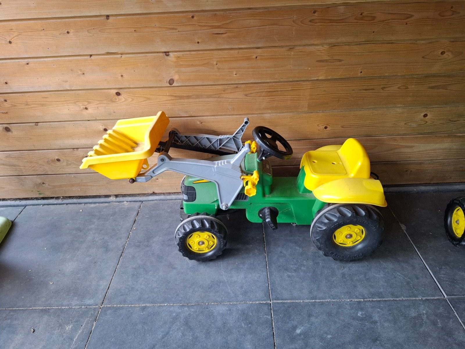 John Deere traptractor met voorlader, Ophalen, Zo goed als nieuw, Trapvoertuig