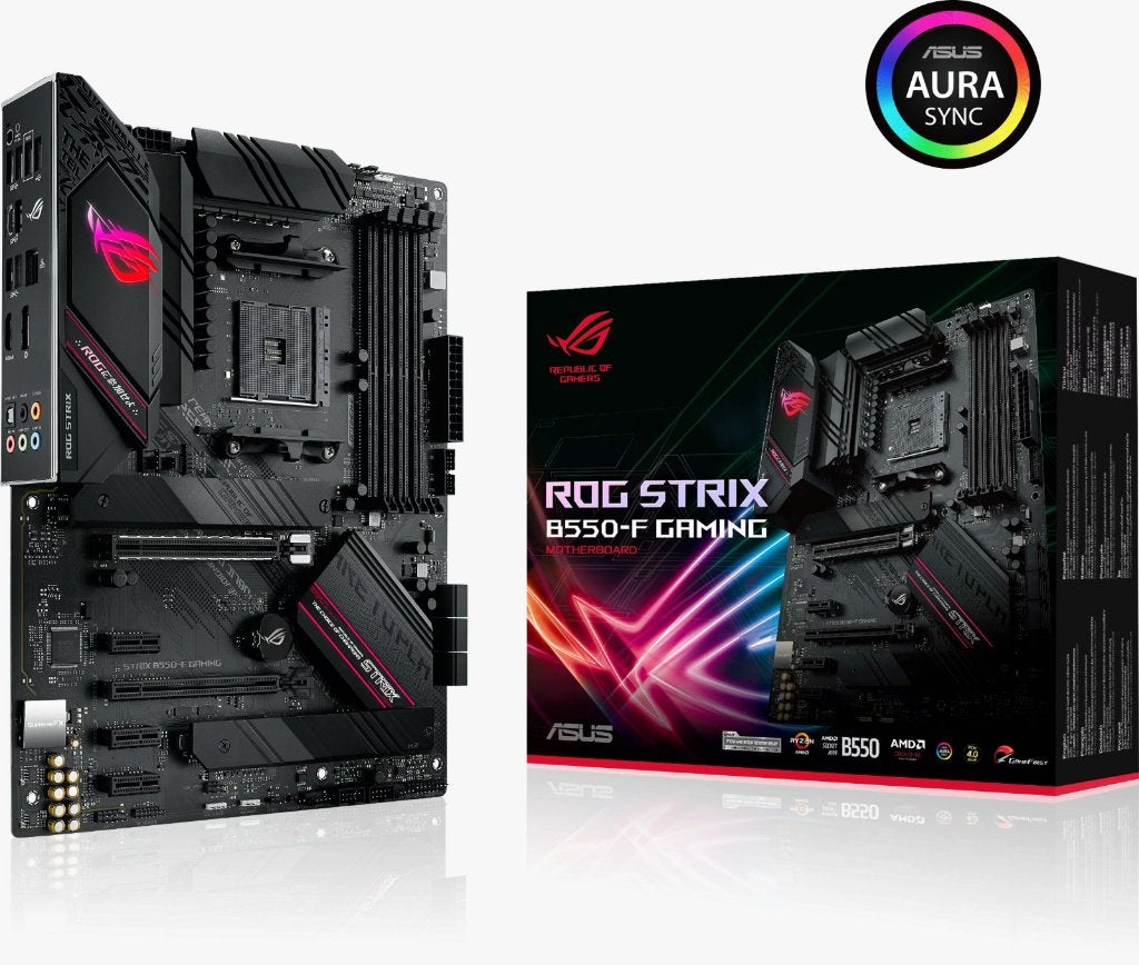 ASUS ROG Strix B550-F Gaming Moederbord, DDR4, Ophalen of Verzenden, Zo goed als nieuw, Socket AM4