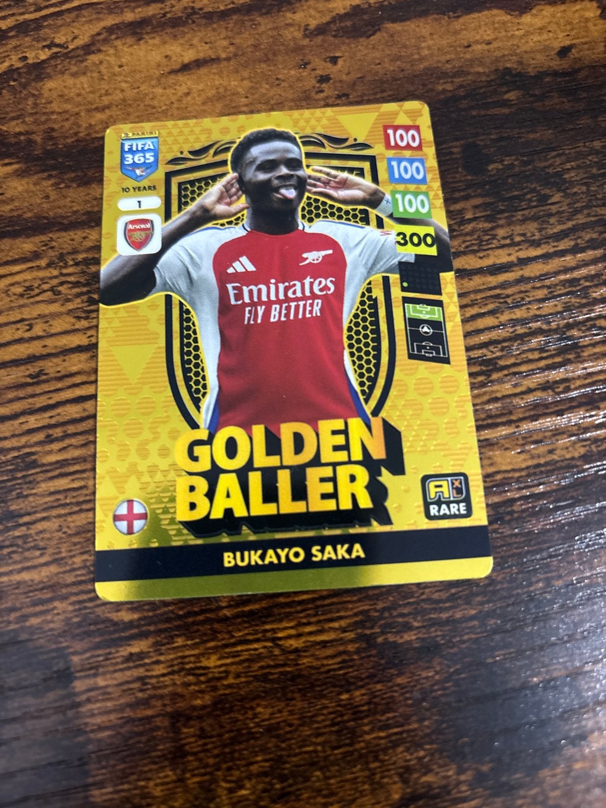 FIFA 365 Golden Baller Bukayo Saka Arsenal Voetbalkaart, Ophalen of Verzenden, Zo goed als nieuw, Buitenlandse clubs, Spelerskaart