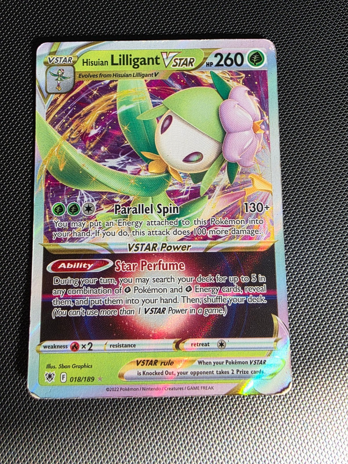 hisuian lilligant Vstar #018 astral radiance, Ophalen of Verzenden, Nieuw, Losse kaart