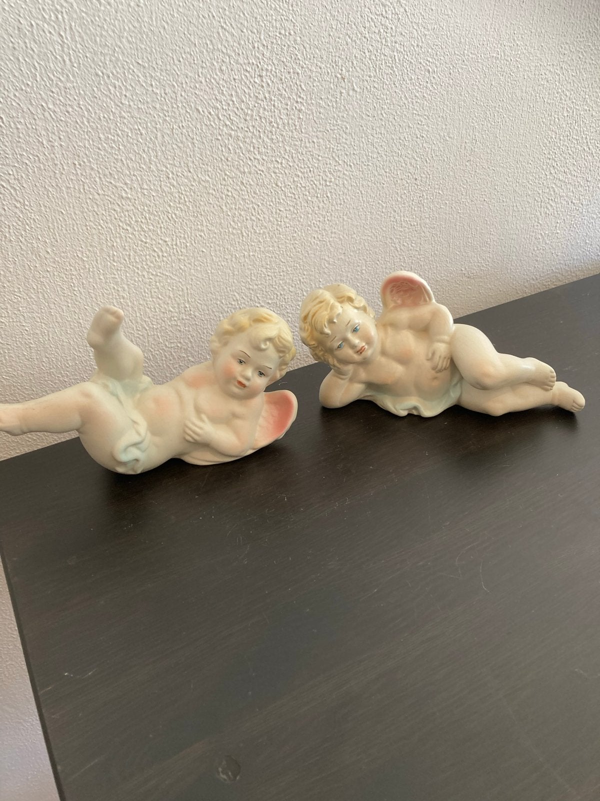 Barokke porseleinen cherubijntjes “piano babies” 18cm, Antiek en Kunst, Ophalen of Verzenden