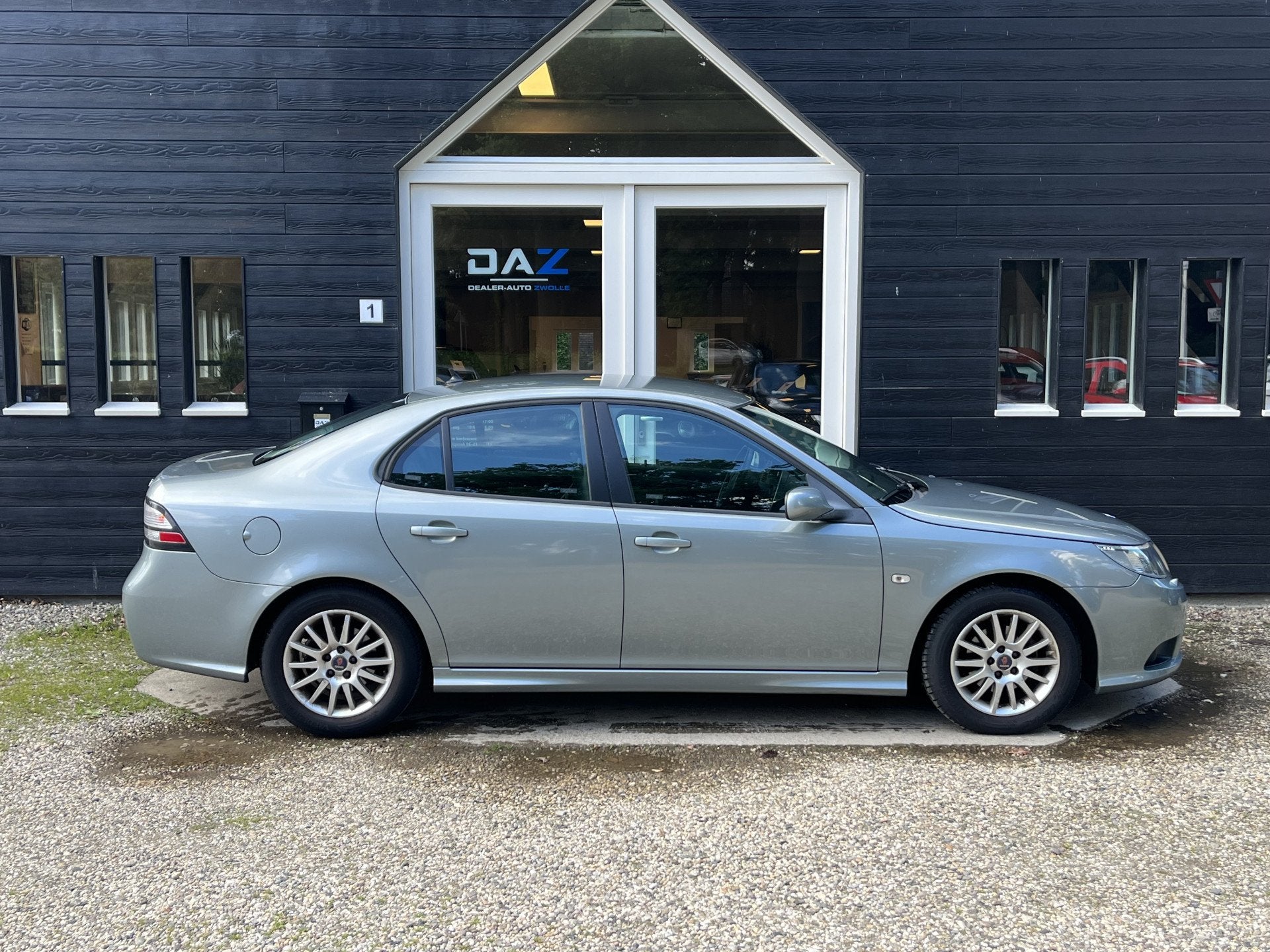 Saab 9-3 Sport Sedan 1.8t Norden Ecc/Leer/Navi/Xenon, Auto's, Voorwielaandrijving, Gebruikt, Zwart, 4 cilinders