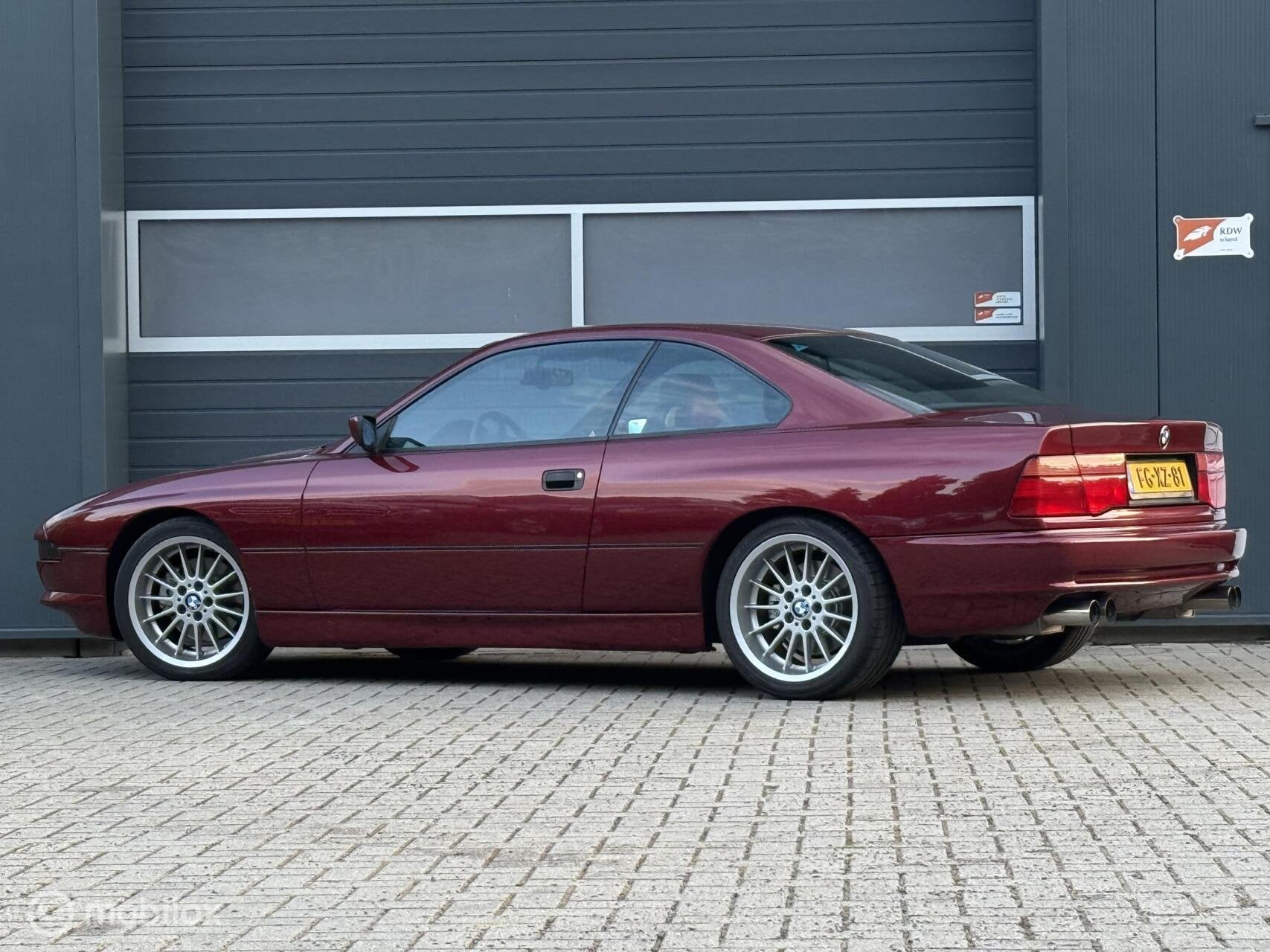 BMW 850 Ci Automaat BMW-Calypso-Rot, Orig NL, Uniek, foto 9
