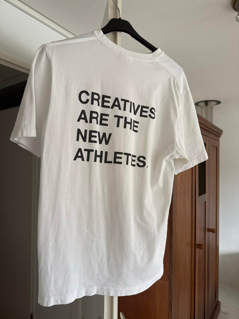 TNO T-shirt "Creatives Are The New Athletes" Wit Maat L, Kleding | Heren, Ophalen of Verzenden, Gedragen, Maat 48/50 (M), Wit