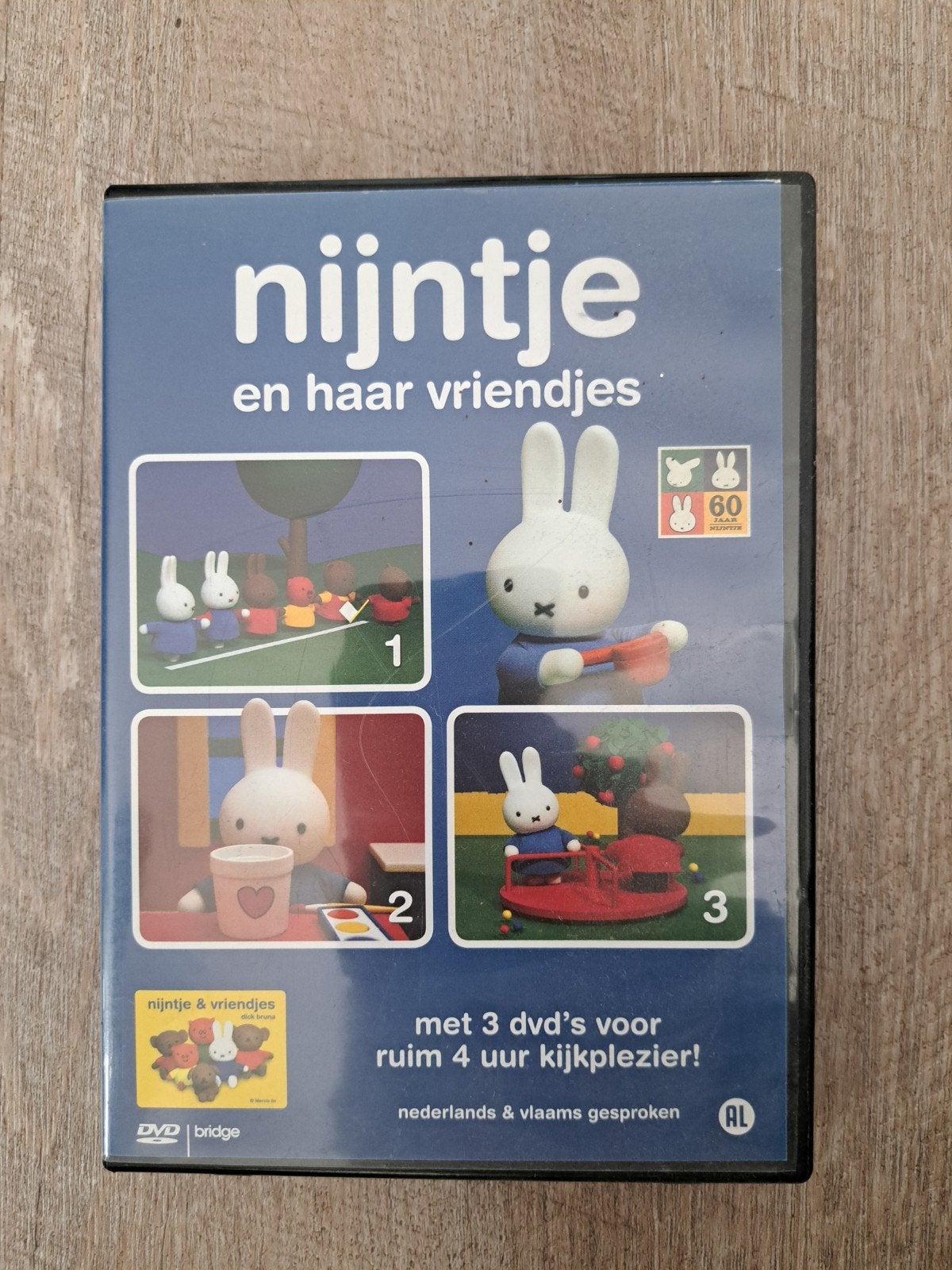 Nijntje DVD's voor ruim 4 uur, Verzamelbox, Alle leeftijden, Zo goed als nieuw, Familie