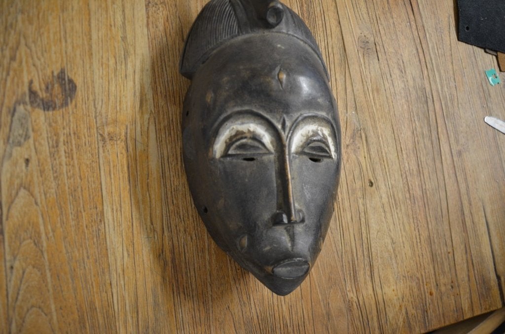 Oud Afrikaans masker, Ophalen of Verzenden