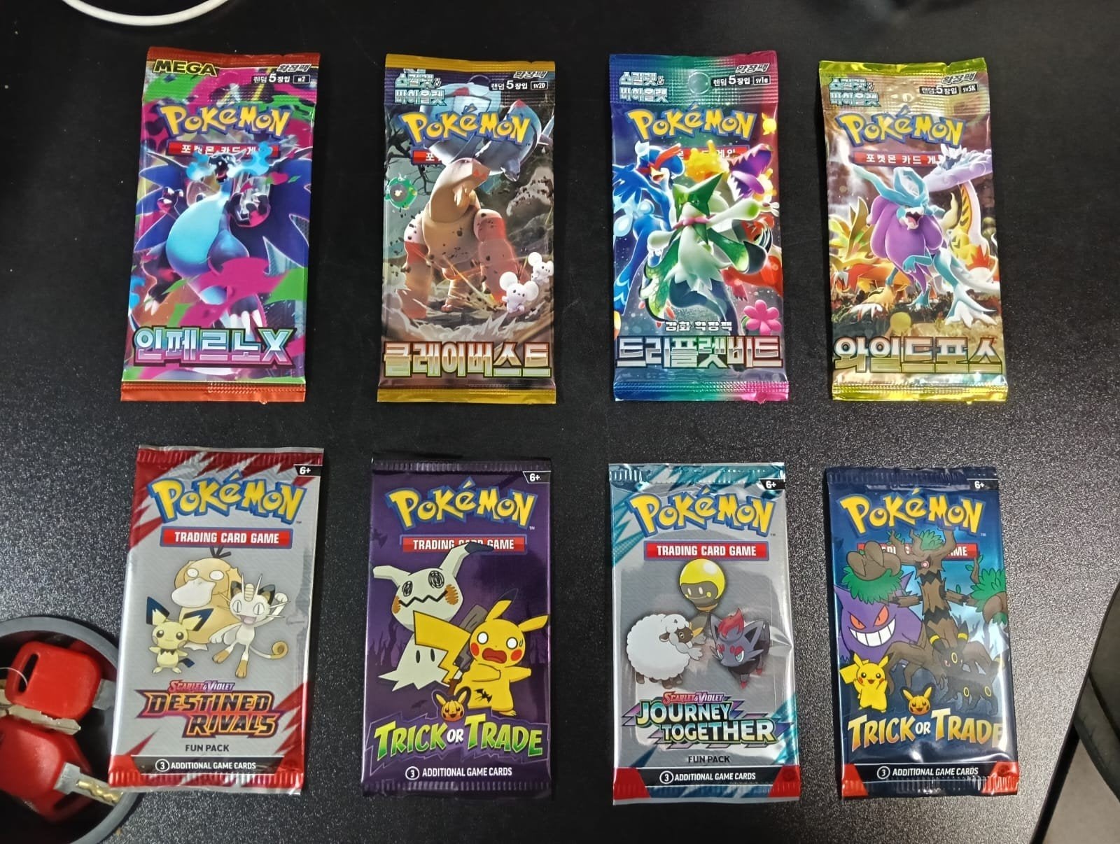 Pokémon Booster Packs - 8 stuks, Hobby en Vrije tijd, Verzamelkaartspellen | Pokémon, Ophalen of Verzenden, Nieuw, Booster