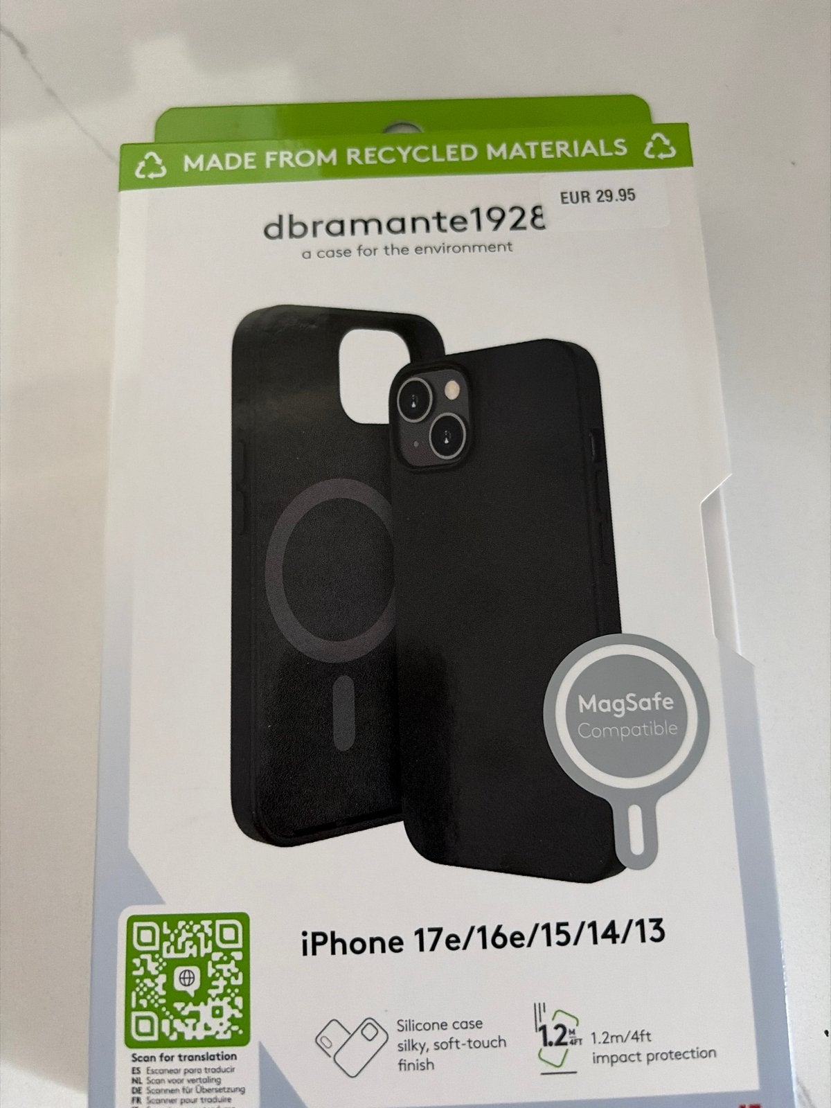 Dbramante1928 iPhone Hoesje - Nieuw, MagSafe Compatibel, MagSafe, Overige merken, Nieuw, Hoesje of Tasje