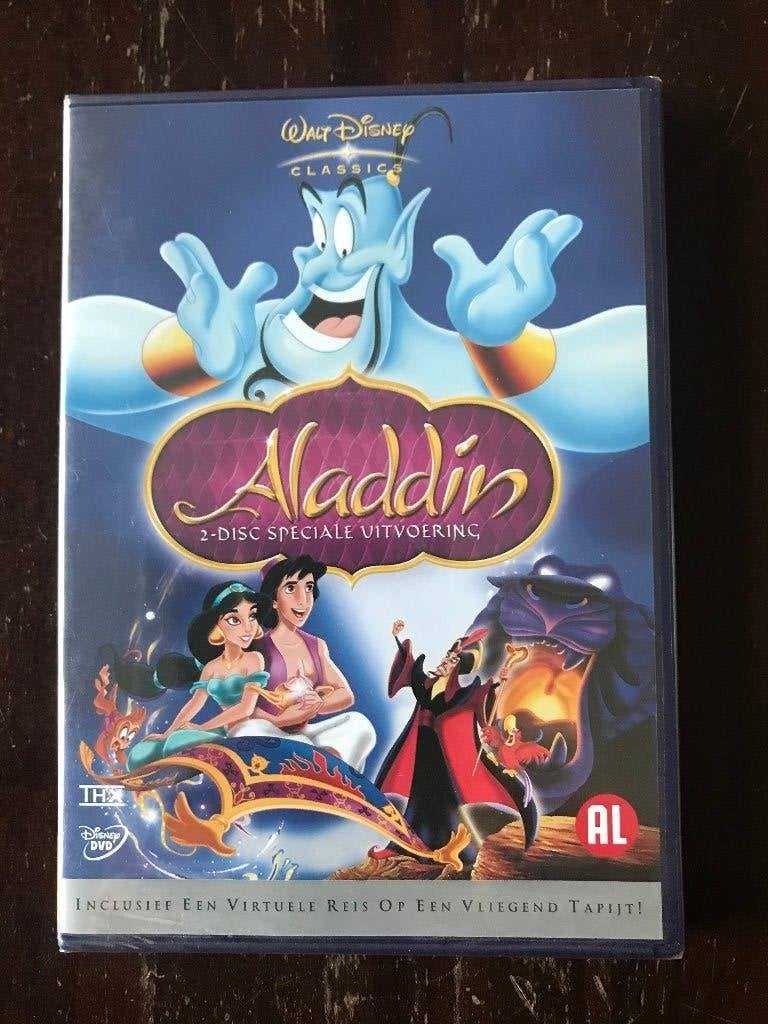 Walt Disney Aladdin ( 2 DVD Box ) nog nieuw in seal, Europees, Tekenfilm, Alle leeftijden, Ophalen of Verzenden