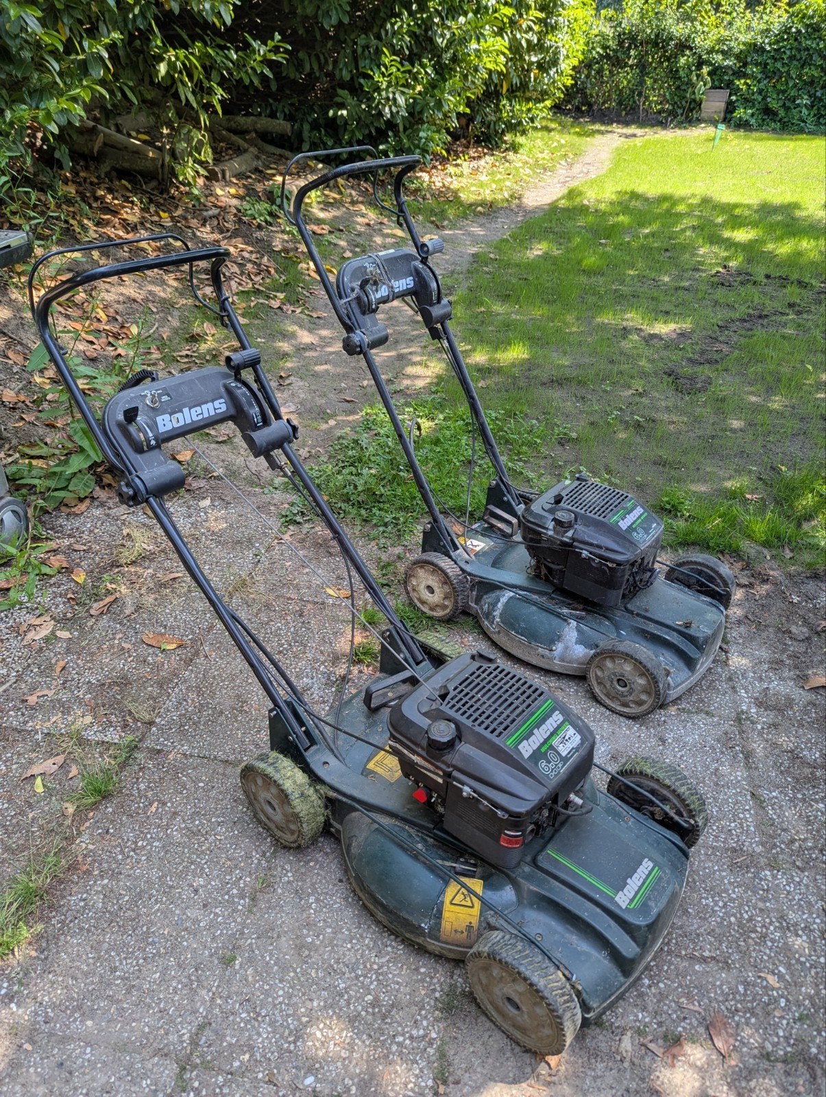 2x Bolens 6PK zelfrijdende mulchmaaier  (voor loop of sloop), Tuin en Terras, Ophalen, Cirkelmaaier, Gebruikt, Benzine-grasmaaier