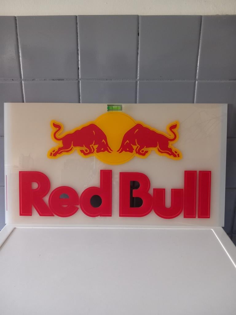 Redbull plaat nieuw in verpaking, Ophalen of Verzenden, Nieuw, Reclamebord