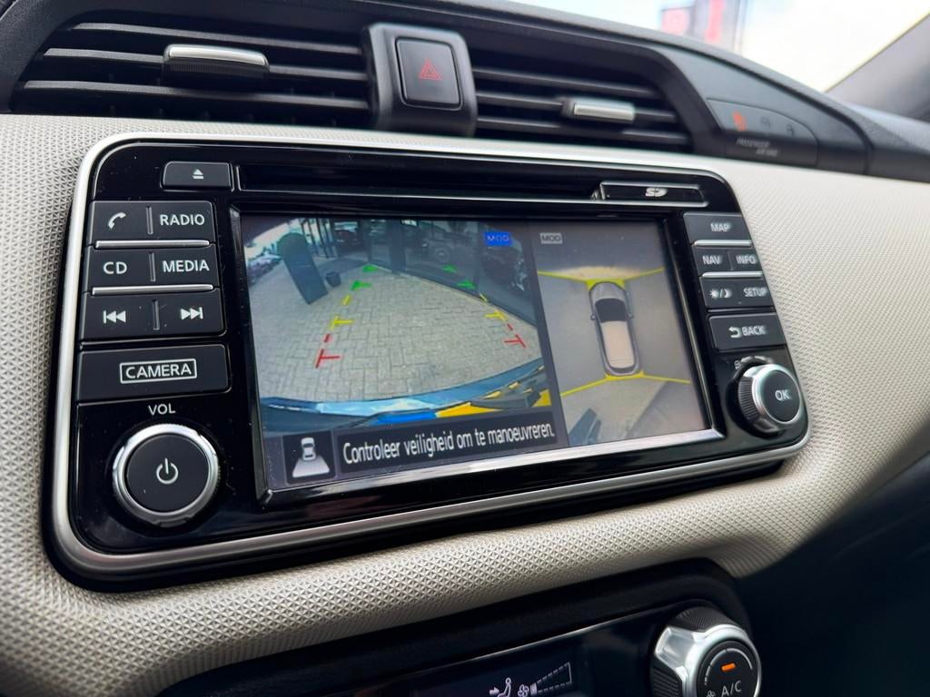 Nissan Micra 0.9 IG-T N-Connecta Clima|Cruise|NAVI|Camera, Voorwielaandrijving, Stof, Euro 6, 525 kg