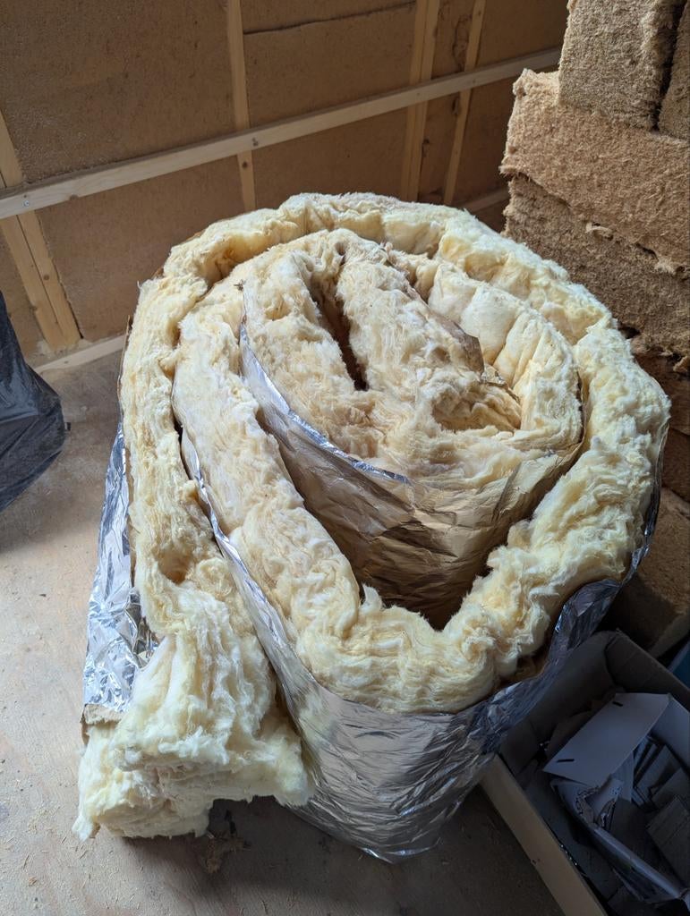 Isolatie materiaal gratis af te halen!, Ophalen, Glaswol, 12 cm of meer, Minder dan 5 m²