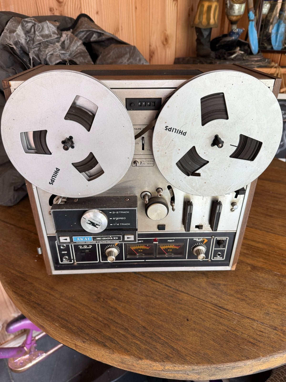 Akai X-201D Bandrecorder - Vintage Reel-to-Reel, Audio, Tv en Foto, Ophalen of Verzenden, Bandrecorder, Met banden