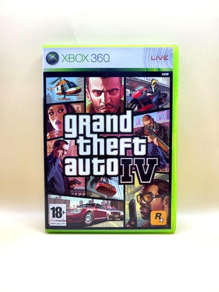 Grand Theft Auto IV (No Manual) - Xbox 360, Avontuur en Actie, Vanaf 18 jaar, Microsoft, Eén computer