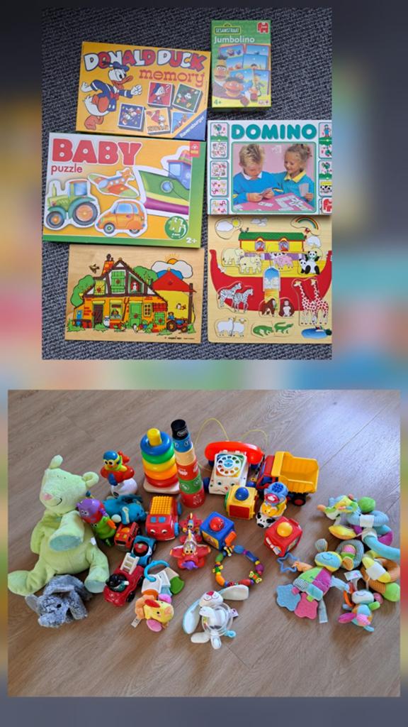 Baby,  peuter, kleuter speelgoed, puzzels, spelletjes, Ophalen, Zo goed als nieuw, Jongen of Meisje