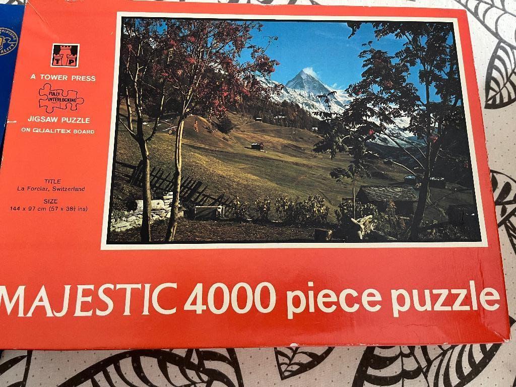 Zwitserland puzzel 4000 stukjes, Ophalen of Verzenden, Meer dan 1500 stukjes, Gebruikt