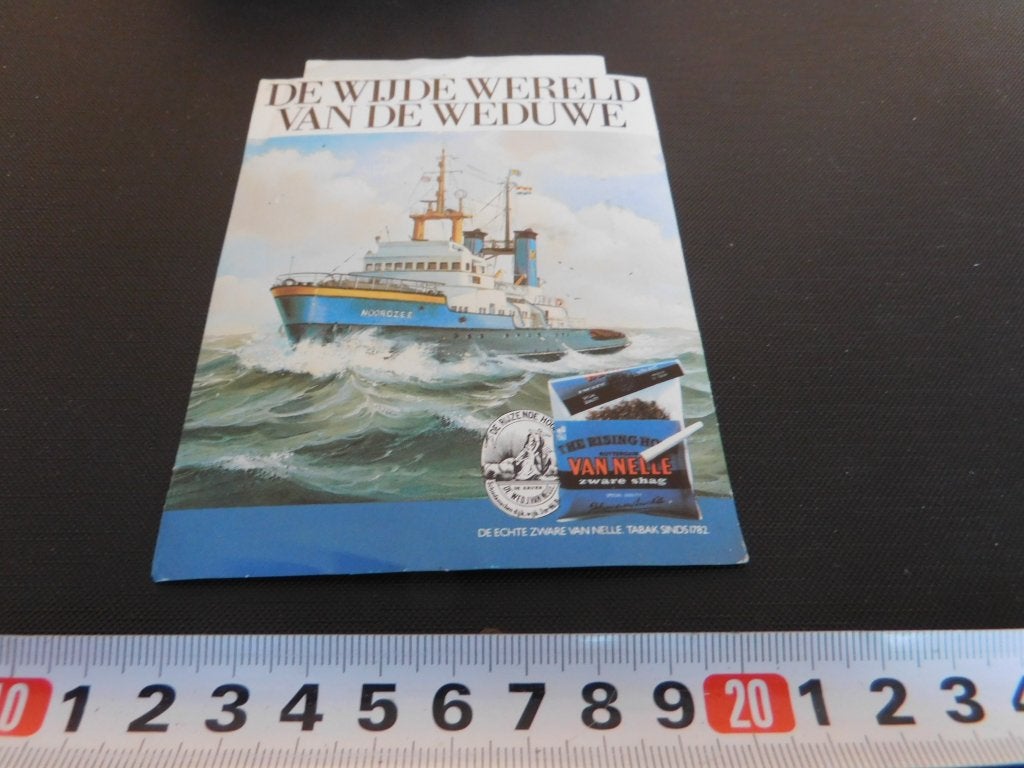 sticker De wijde wereld van de weduwe VAN NELLE zware shag *, Ophalen, Zo goed als nieuw