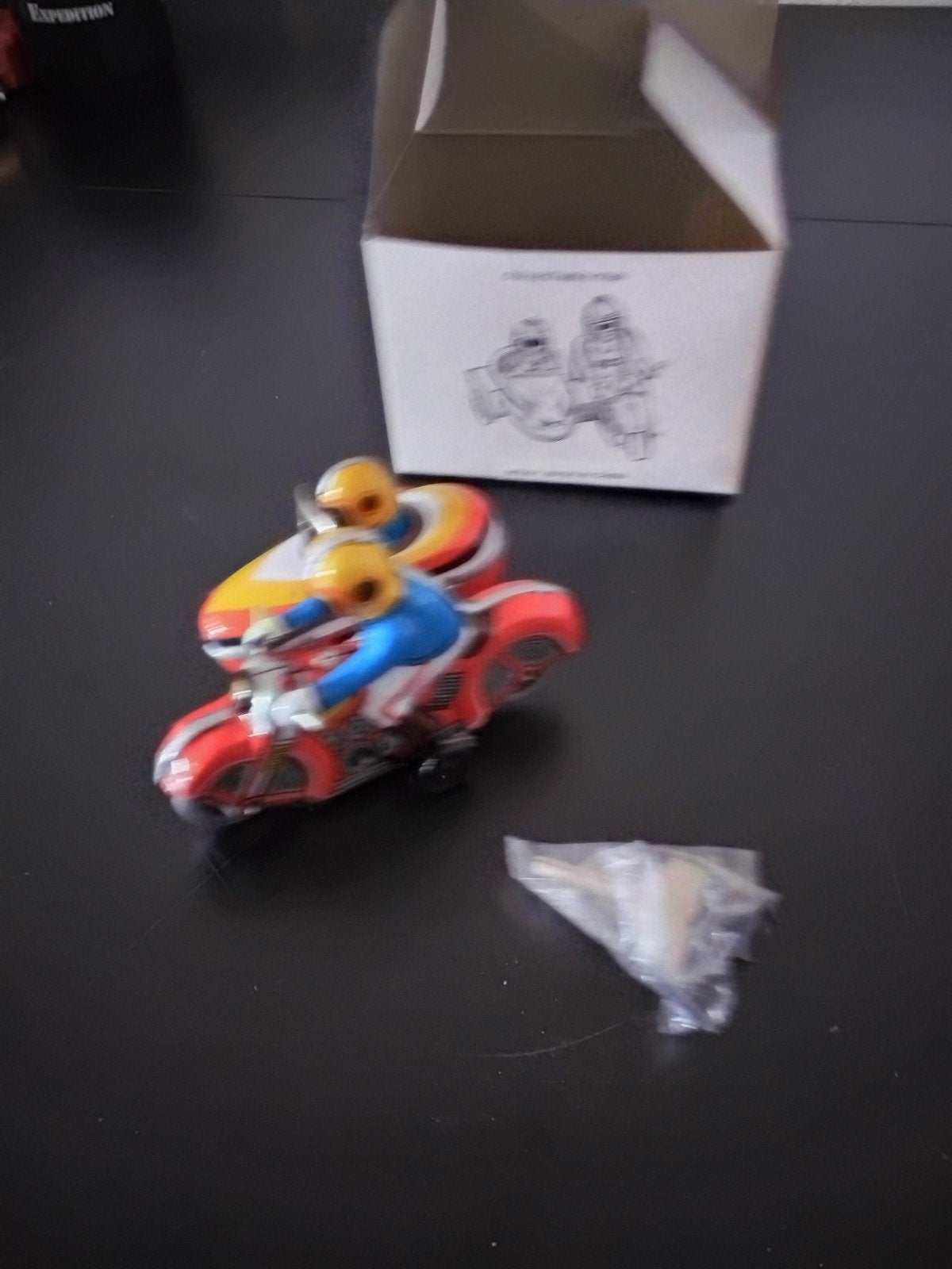 BLIKKEN MOTOR MET ZIJSPAN, Ophalen of Verzenden, Gebruikt